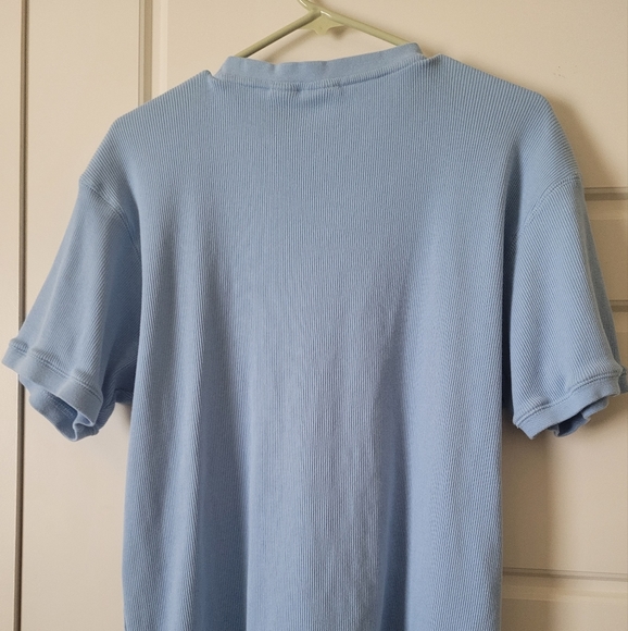 Decoded Men's Columbia Blue Short Sleeve Shirt - Picture 2 of 2